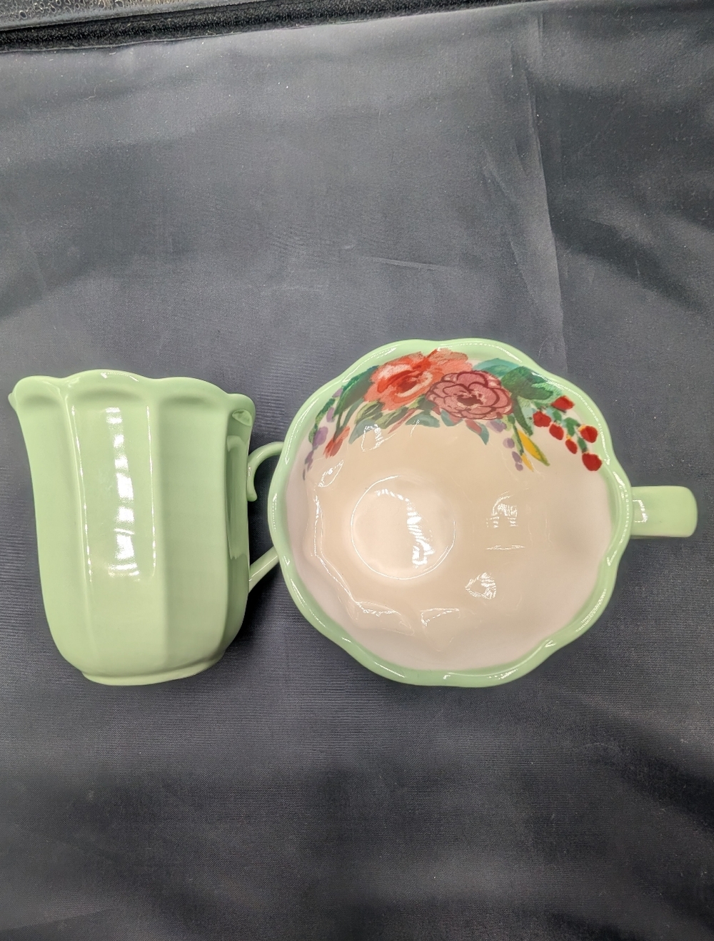 Pioneer Woman Painted Meadows Candy Dish And Mugs Set.  New With Tags. - Picture 6 of 13